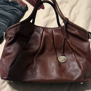 Brahmin Brown Leather Handbag